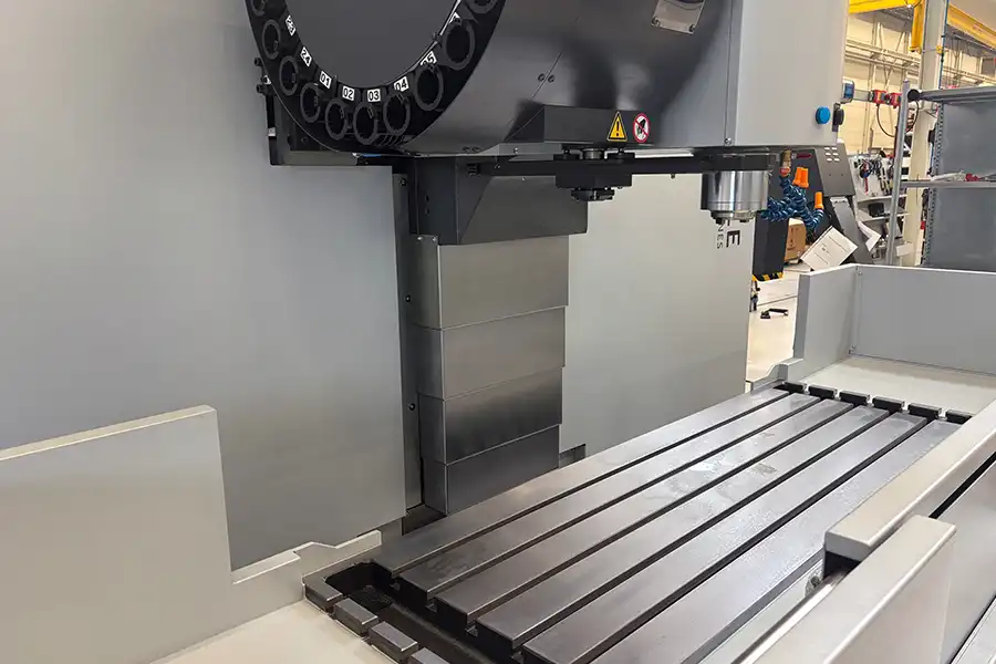 Wisselaar, spindel en bed van de BT 1500