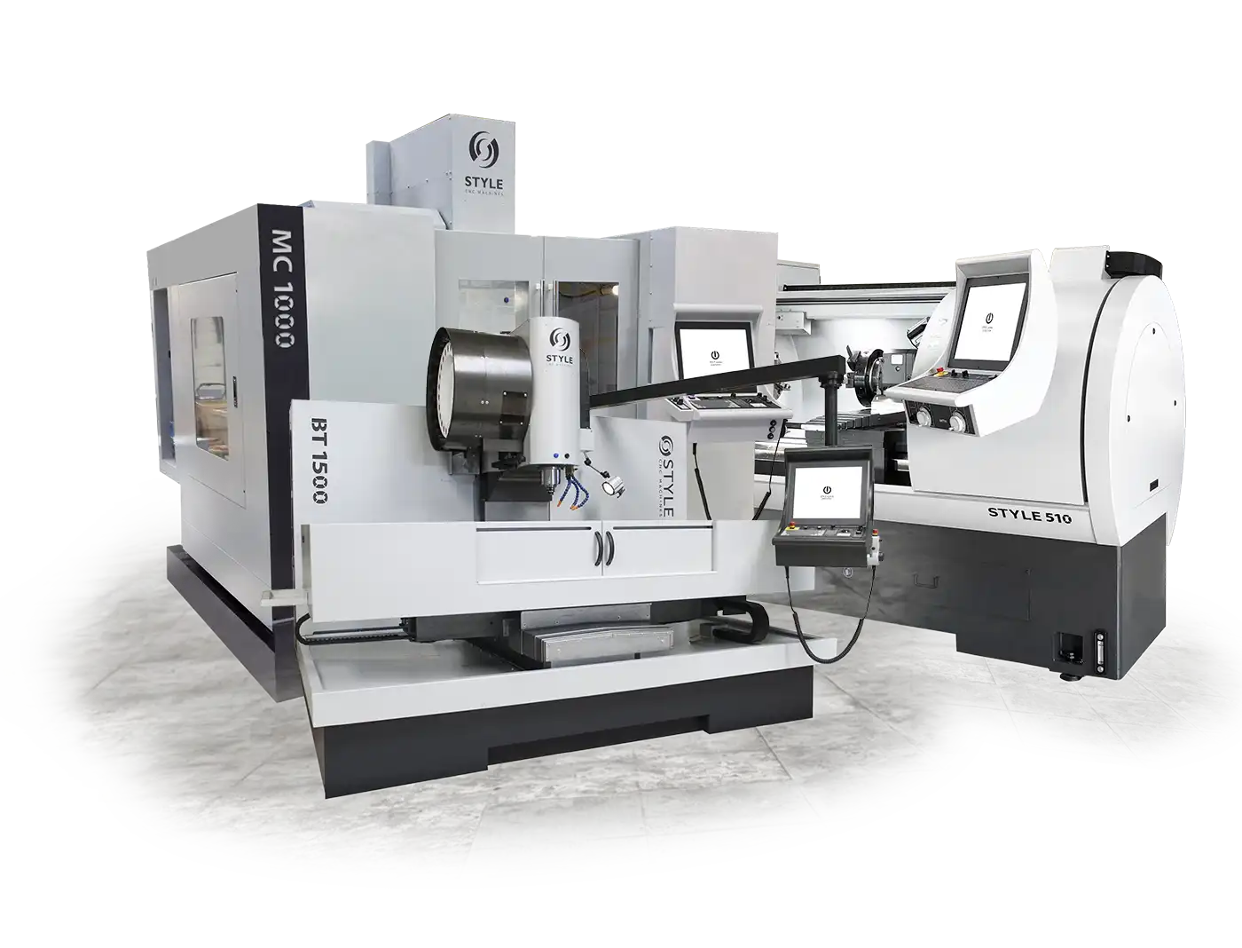 MC1000, BT1500 en de STYLE 510 als voorraadmachine